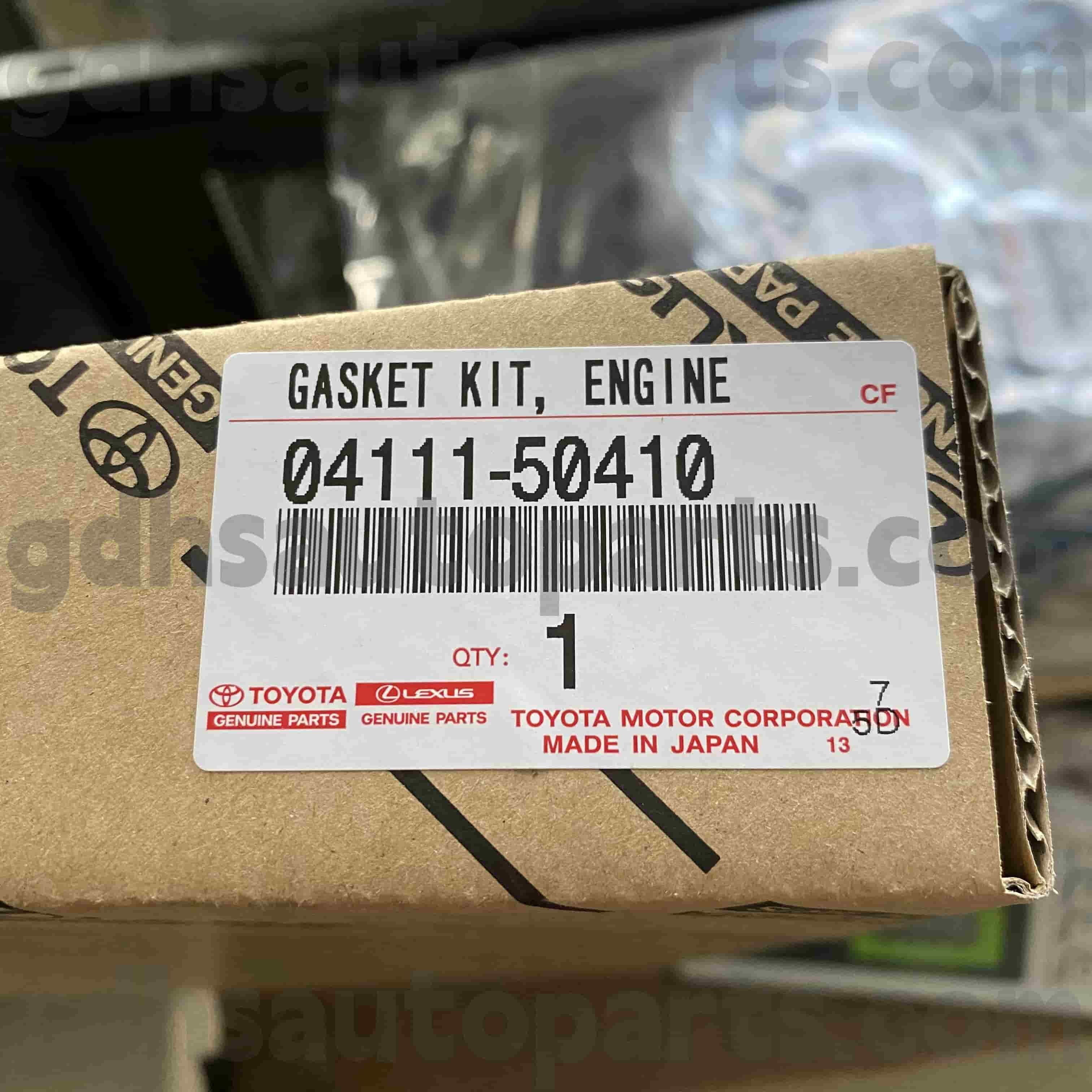 04111-50410 টয়োটা জেনুইন পার্টস ইঞ্জিন ওভারহল কিট ল্যান্ড ক্রুজারের জন্য