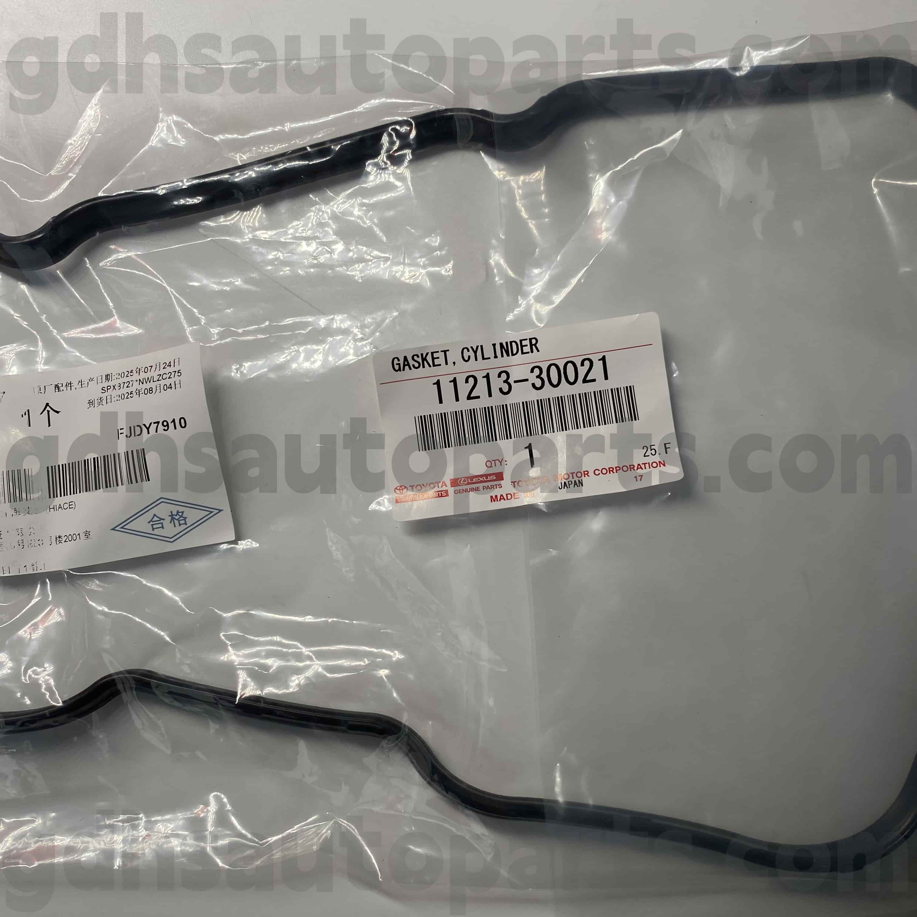11213-30021 টয়োটা জেনুইন পার্টস ভালভ কভার রাবার রিং ল্যান্ড ক্রুজার প্রাদোর জন্য ， হিয়াস চ্যাসিস নং। 1KDFTV..KDJ120