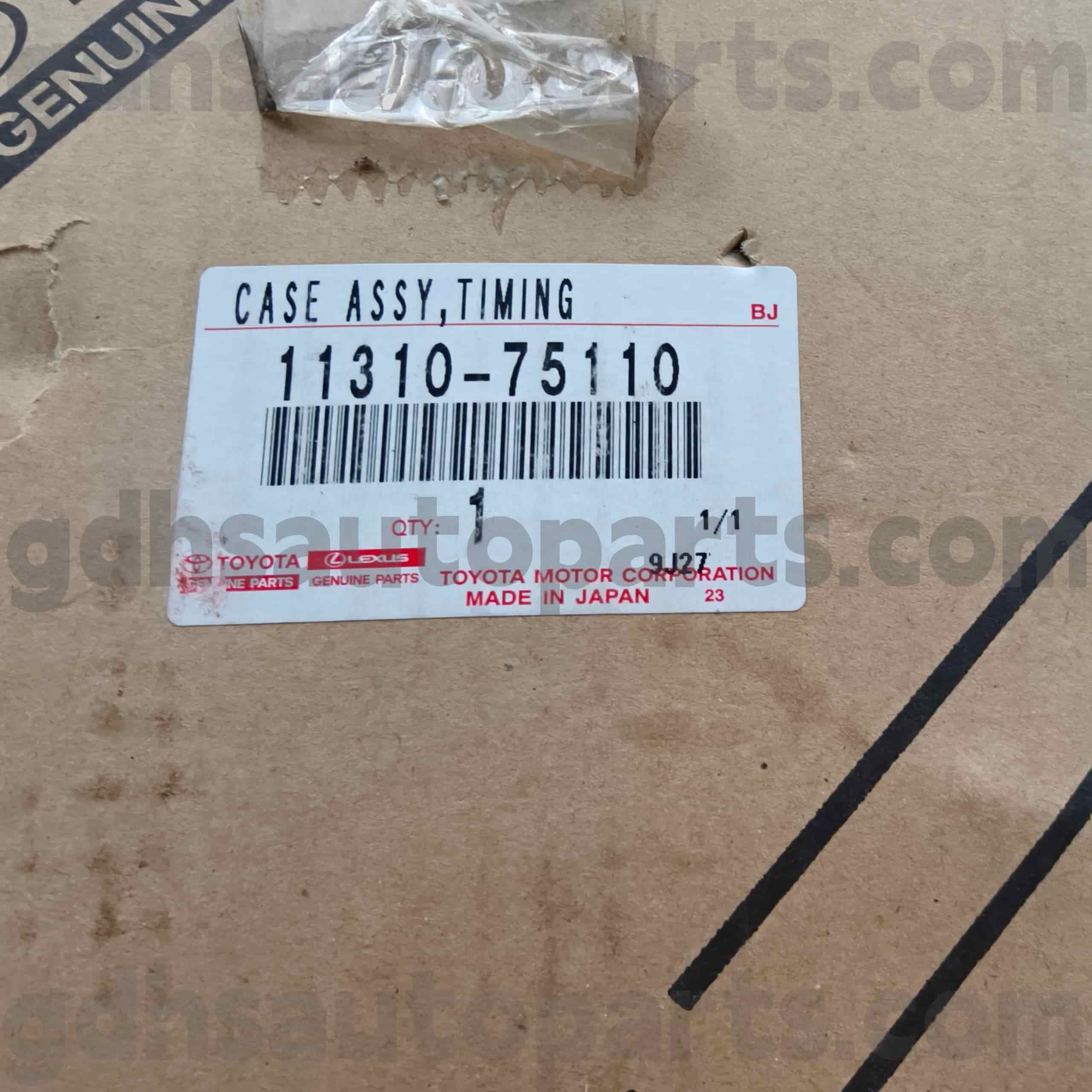 ল্যান্ড ক্রুজার প্রাডো, টাকোমা চেসিস নং TRJ150 এর জন্য 11310-75110 টয়োটা জেনুইন পার্টস টাইমিং কভার