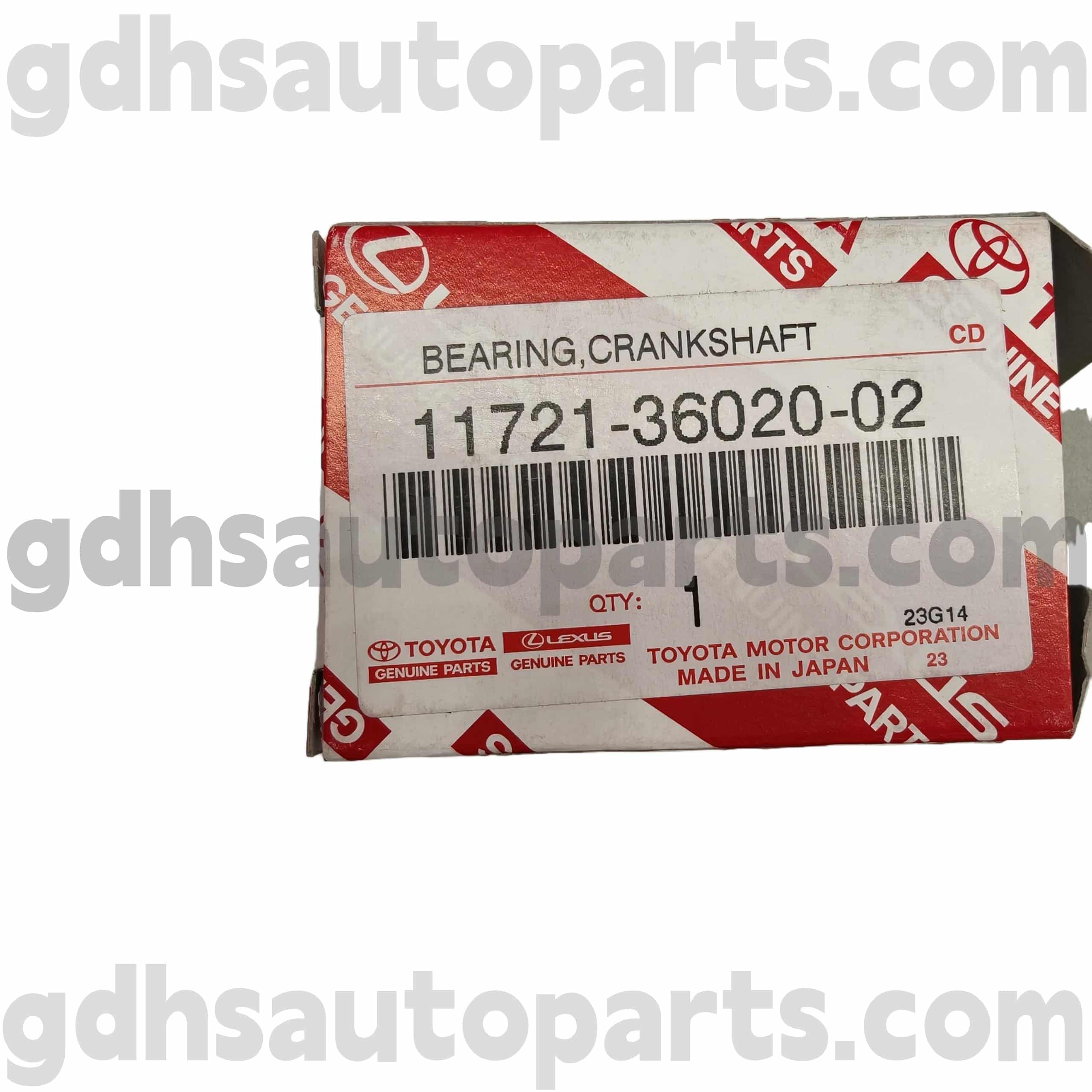 11721-36020-02 VENZA, CAMRY, LEXUS RX270/350/450H চ্যাসি নং ASU40-এর জন্য টয়োটা জেনুইন পার্টস ক্র্যাঙ্কশ্যাফ্ট বিয়ারিং ক্যাপ শেল