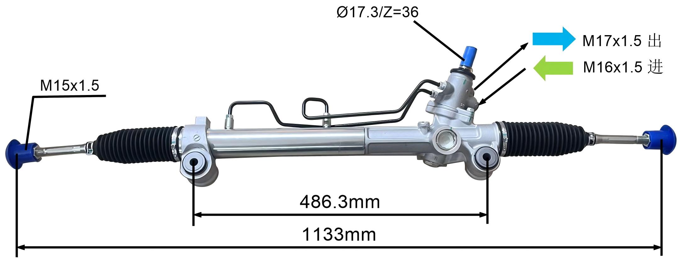 44200-06280 অটোমোটিভ স্টিয়ারিং গিয়ার