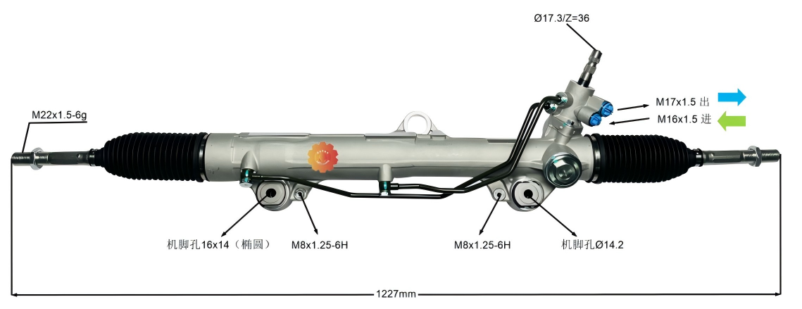 44200-60170 অটোমোটিভ স্টিয়ারিং গিয়ার