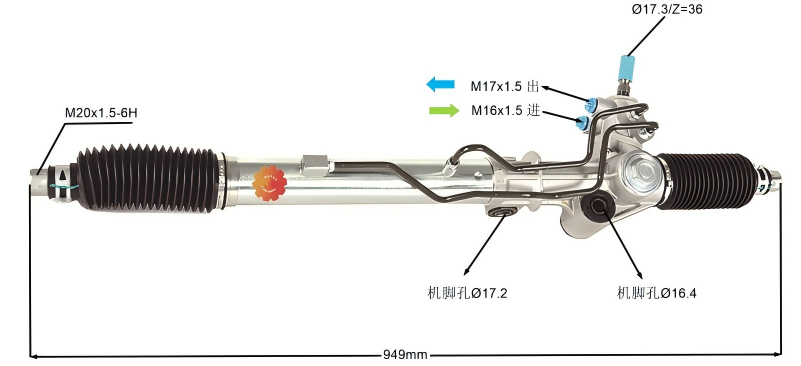 44250-60012 অটোমোটিভ স্টিয়ারিং গিয়ার